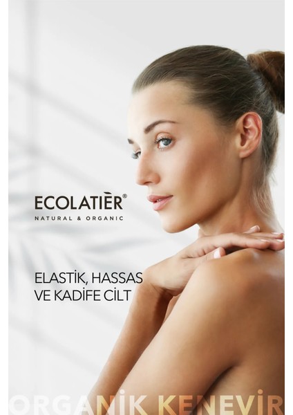 Organik Duş Jeli Kenevir Gerginleştirici Sıkılaştırıcı Besleyeci Nemlendirici Tazeleyici 350 Ml indirimleri