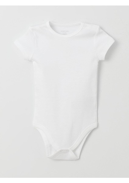 Bisiklet Yaka Basic Kız Bebek Çıtçıtlı Body 2'li
