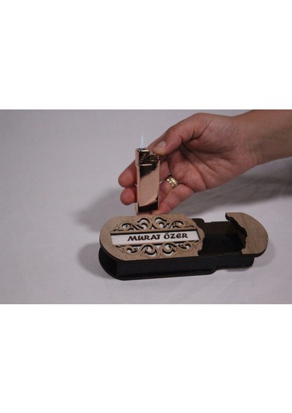 Çakmak Kişiye Özel Isim Yazılı ve Mdf Tasarım Kutulu NO:125 modelleri