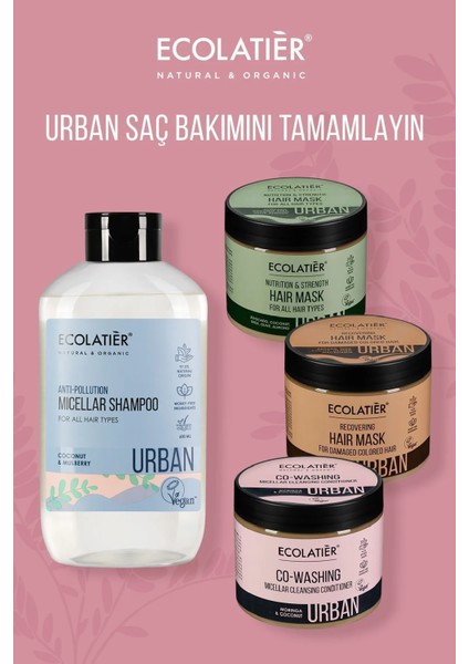 Co-wash Krem Şampuanı, Kıvırcık ve Kabartan Saçlar İçin Şampuan ve Saç Kremi 380 ml