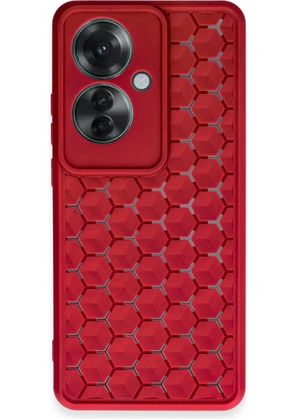 Oppo Reno 11F Kılıf Petek Silikon Kapak