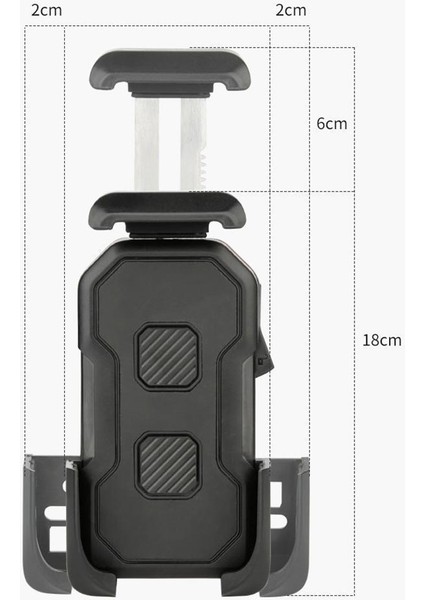 MT54 Motor Motosiklet ve Bisiklet Telefon Tutucu Gidon Uyumlu Yüksek Kalite Tüm Telefonlarla Uyumlu