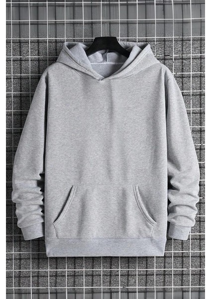 Compass Sırt Baskılı Pamuklu Erkek Sweatshirt