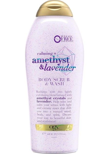 Calming+ Amethyst & Lavender Vücut Peelingi Ve Şampuanı 577ml