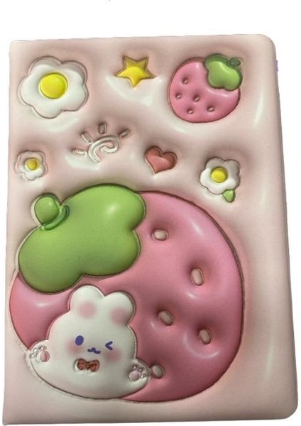 MİKRO Puffy Fruıts Not Defteri 13X18 96 Yaprak