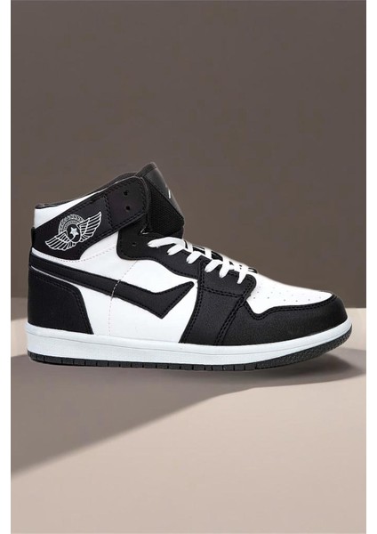 Est Konçlu Air Basket Kadın Spor Ayakkabı Düz Tabanlı Şık Tasarım