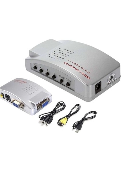 VGA To Video Çevirici VGA To Rca Çevirici VGA To Av Çevirici VGA Video Çevirici
