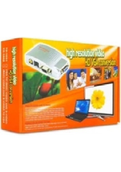 VGA To Video Çevirici VGA To Rca Çevirici VGA To Av Çevirici VGA Video Çevirici