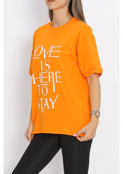 Duble Kol T-Shirt Turuncu - 16526.1567.