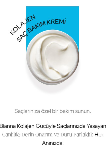 Saç Kremi Collagen Canlandıran ve Güneşten Koruyan Saç Bakım Kremi - 500ML fiyatları