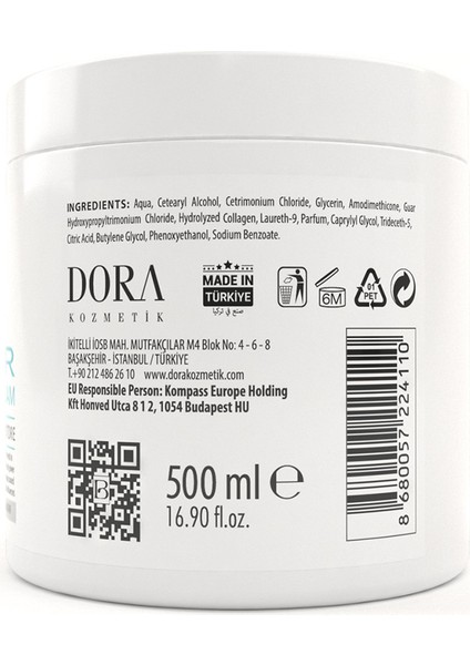 Saç Kremi Collagen Canlandıran ve Güneşten Koruyan Saç Bakım Kremi - 500ML fırsatları