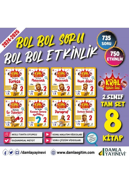 Yeni Nesil Kral Eğitim Seti 2. Sınıf