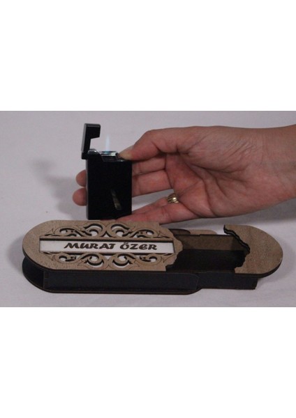 Çakmak Kişiye Özel Isim Yazılı ve Mdf Tasarım Kutulu NO:103