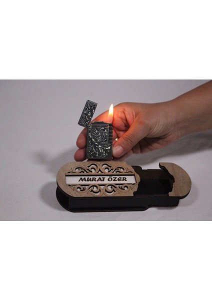 Çakmak Kişiye Özel Isim Yazılı ve Mdf Tasarım Kutulu NO:118 fiyatları