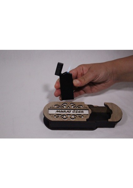 Çakmak Kişiye Özel Isim Yazılı ve Mdf Tasarım Kutulu NO:117 fırsatları