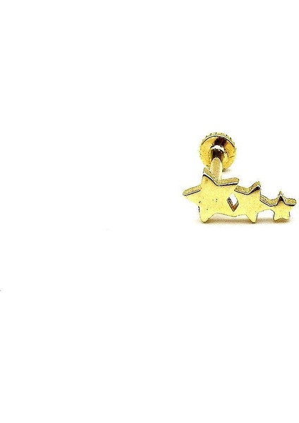 Kuyruklu Yıldız Tragus 14 Ayar Altın Küpe fiyatları