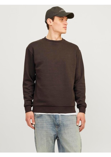 Jack & Jones Jjebradley Sweat Crew Noos Kahverengi 12249341