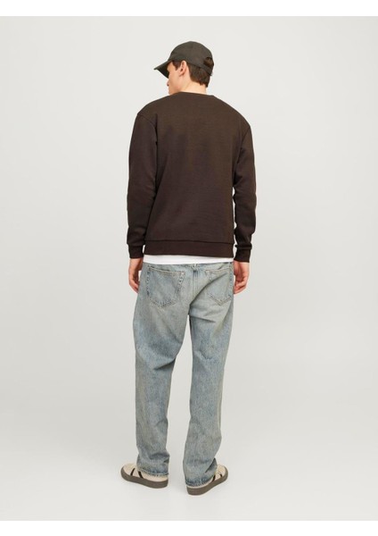 Jack & Jones Jjebradley Sweat Crew Noos Kahverengi 12249341