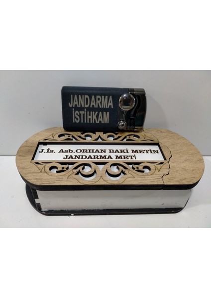 Çakmak Kişiye Özel Isim Yazılı ve Mdf Tasarım Kutulu NO:104