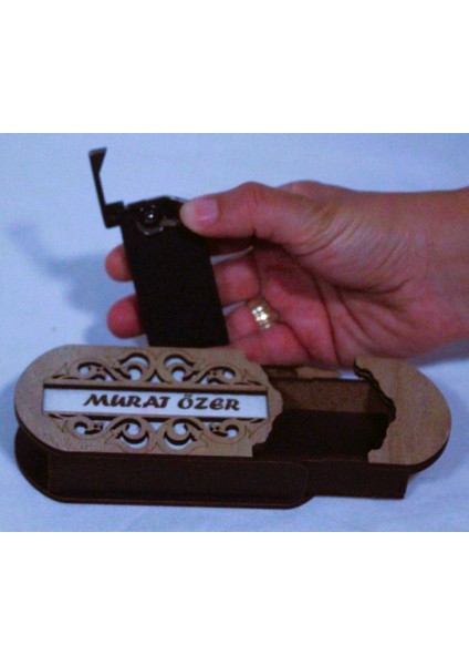 Çakmak Kişiye Özel Isim Yazılı ve Mdf Tasarım Kutulu NO:104 modelleri
