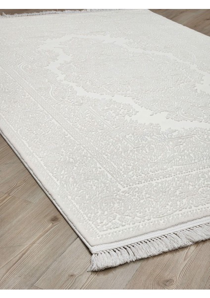 Vanessa 06150g Krem Klasik Motifli Yün Halı modelleri