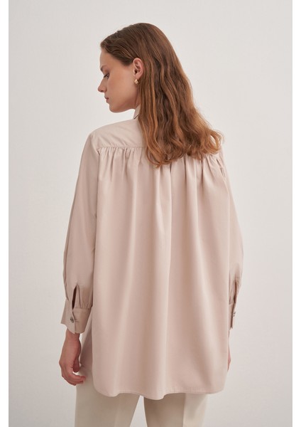 2233111 Gömlek Yaka Cotton Bluz fırsatları