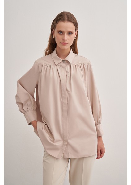 2233111 Gömlek Yaka Cotton Bluz indirimleri