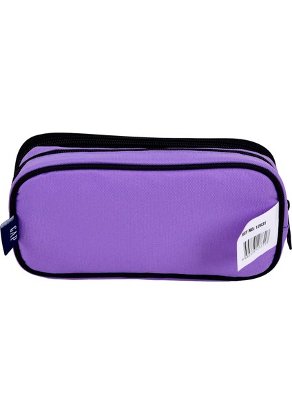 Orijinal Üç Bölme Kalem Çantası Mor 12831 modelleri