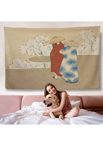 Japon Sanatçı Sekka Momoyagusa'nun Gömlet Isimli Duvar ÖRTÜSÜ-7004