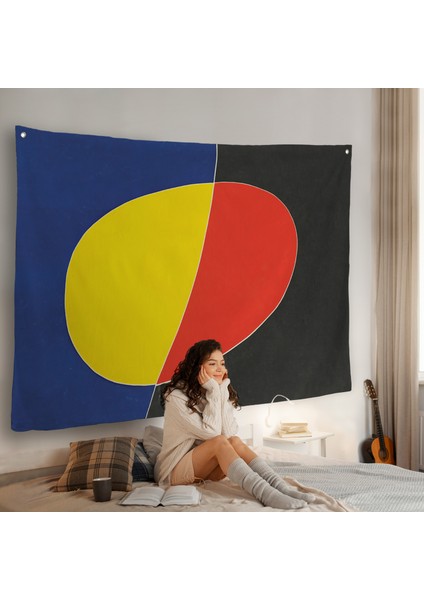Joan Miro Güneşin Şarkısı Duvar ÖRTÜSÜ-7075