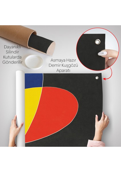 Joan Miro Güneşin Şarkısı Duvar ÖRTÜSÜ-7075