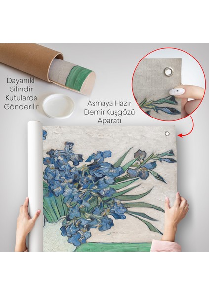 Vincent Van Gogh - Süsen Çiçeği Duvar Örtüsü - IRISES-7183 indirimleri