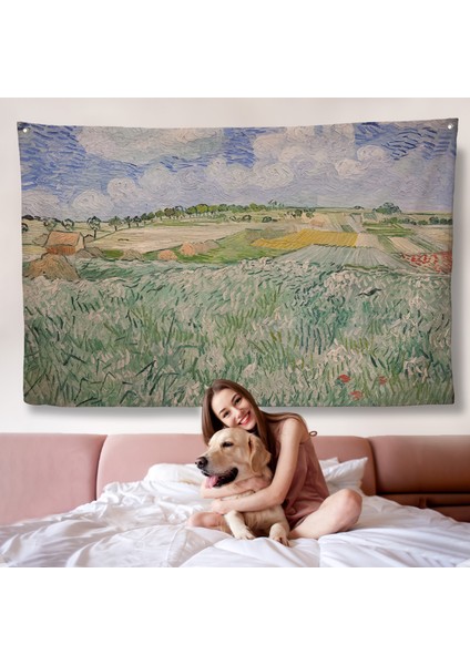 Vincent Van Gogh - Auvers Yakınlarındaki Ova Duvar Örtüsü - Plain Near AUVERS-7162