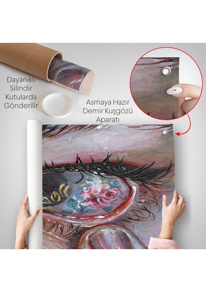 Gözdeki Güzellik Duvar ÖRTÜSÜ-7253 indirimleri