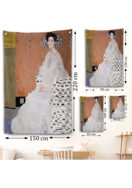 Gustav Klimt Fritza Riedler'in Portresi Duvar ÖRTÜSÜ-7340 fırsatları