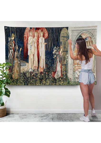 William Morris Kutsal Kase Duvar ÖRTÜSÜ-7033 modelleri