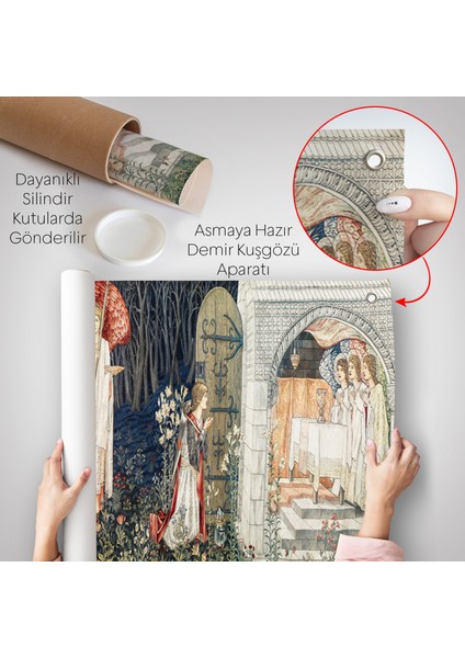 William Morris Kutsal Kase Duvar ÖRTÜSÜ-7033 indirimleri