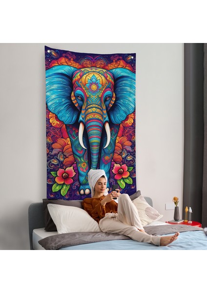 Fil Mandala Duvar ÖRTÜSÜ-7526
