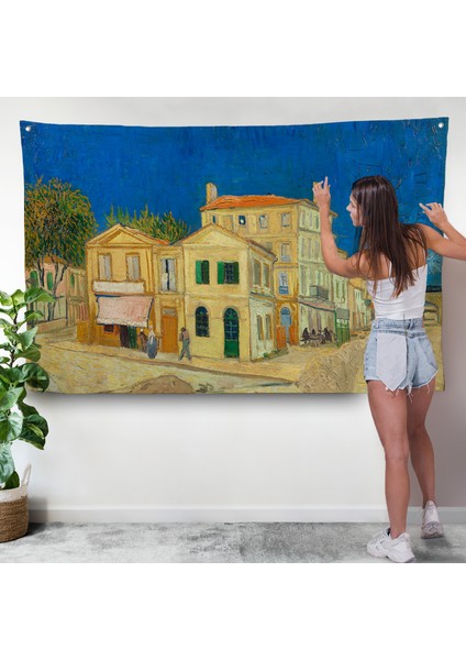 Vincent Willem Van Gogh - Sarı Ev Duvar ÖRTÜSÜ-7157 modelleri