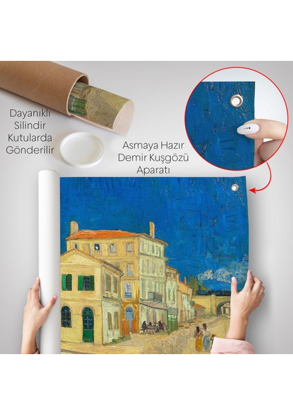 Vincent Willem Van Gogh - Sarı Ev Duvar ÖRTÜSÜ-7157 indirimleri