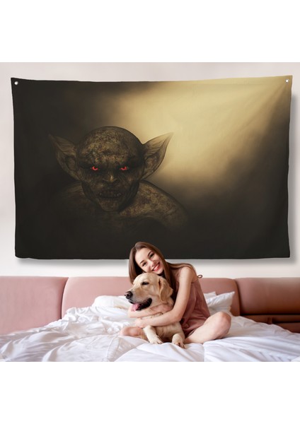 Halloween Ibis Demon Duvar ÖRTÜSÜ-7242