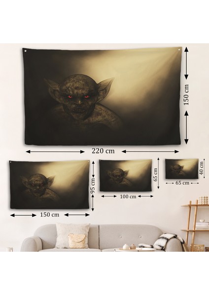 Halloween Ibis Demon Duvar ÖRTÜSÜ-7242 fırsatları