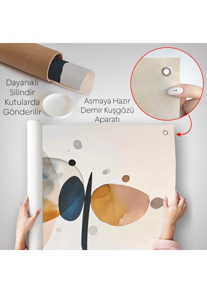 Suluboya Çalışması Denge Duvar ÖRTÜSÜ-7562