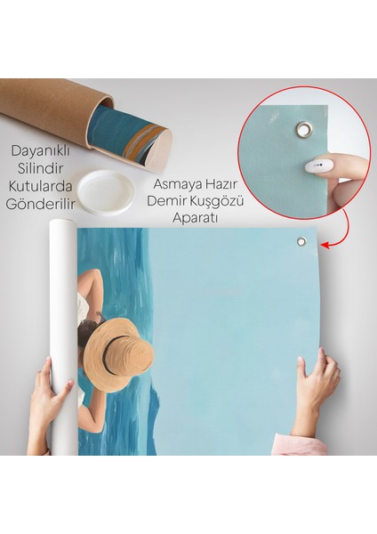 Sandaltaki Kadın Duvar ÖRTÜSÜ-7564 indirimleri