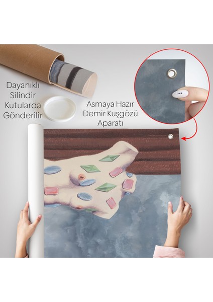 Rene Magritte - Su Damlası Duvar ÖRTÜSÜ-7345 indirimleri