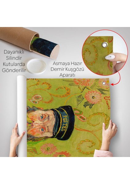 Vincent Van Gogh – Postacı Joseph Roulin’in Portresi Duvar Örtüsü - Postes - POSTMAN-7381 indirimleri