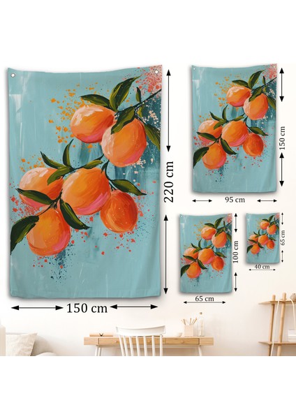 Limon Dalı Duvar ÖRTÜSÜ-7570 fırsatları