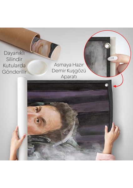 Sigara Içen Elon Musk Duvar ÖRTÜSÜ-7822