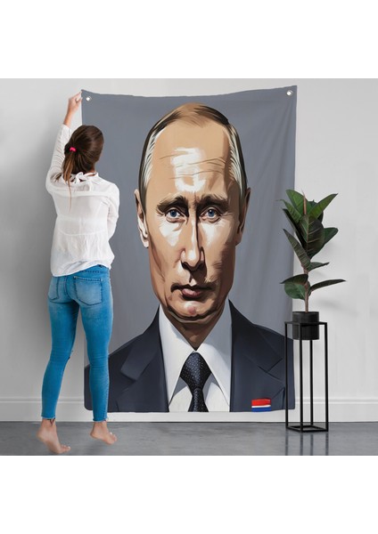 Vladimir Putin Rusya Devlet Başkanı Duvar ÖRTÜSÜ-7737