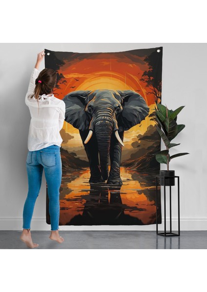 Yürüyen Fil Duvar ÖRTÜSÜ-7895 modelleri